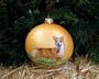 Hand Painted Glass Ornaments Corgi (F-703)