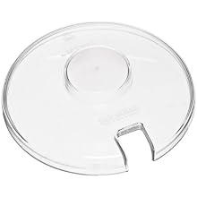San Jamar CI7016NL Chill-It Notched Lid, Clear