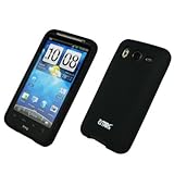 EMPIRE Black Silicone Skin Case Cover for AT&T HTC Inspire 4G