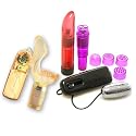 Doc Johnson G-Spot Tickler Muti-Speed Tawny Yellow Adult Sex Toy Kit
