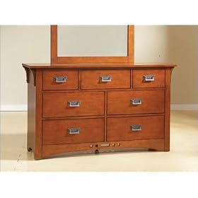 Broyhill 4077-320 Artisan Drawer Dresser in Morris Oak