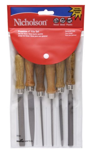 Nicholson 6 Piece American Pattern File Assortment