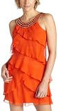Laundry by Shelli Segal Women's Necklace Beaded Uneven Tiered Dress