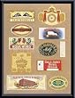 Art Poster Metal Framed Print - Cigar Labels I - Artist: unknown- Poster Size: 16 X 12