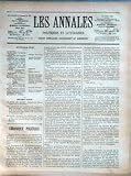 ANNALES POLITIQUES ET LITTERAIRES (LES) [No 835] du 25/06/1899 - LES AFFAIRES DU TRANSVAAL - M. CECIL RHODES - JOHANNESBOURG EN 1889 - UNE RUE AU CAP - MAISON DE M. CECIL RHODES, AU CAP - JOHANNESBURG EN 1899. Image du produit
