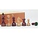 Weible Spiele 01353 - Schachfiguren Staunton-Form, Königshöhe 76 mm