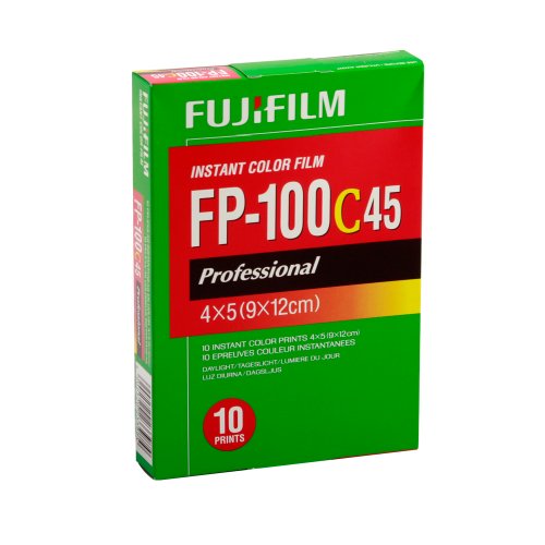FUJIFILM FP-100C45  4 X 5 Inches Professional Instant Color Film