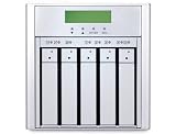 Sans Digital MobileRAID MR5S1 (MAC5S) 5 Bay SATA to U320 SCSI RAID 6 Enclosure (Silver) - Retail