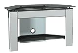 Sonax 34 Wide Plasma/LCD/DLP TV Stand, Silver Finish