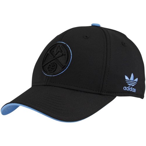 NBA Women's Denver Nuggets Black Structured Flex - Ty13Z, Small/Medium
