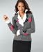 Apparel : Charter Club Petite Cashmere Argyle Cardigan Sweater