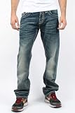 Rock Revival - Mens Francis Straight Leg Denim Jeans in Color: T9