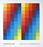 10 Verticale 1955-82 Offset Lithograph by Richard P. Lohse. 38 inches width by 39 inches height. Highest Quality Art Poster Print