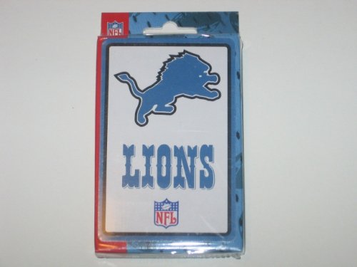 DETROIT LIONS Logo Deck Of Playing Cards 52 Cards Plus Two Jokers
