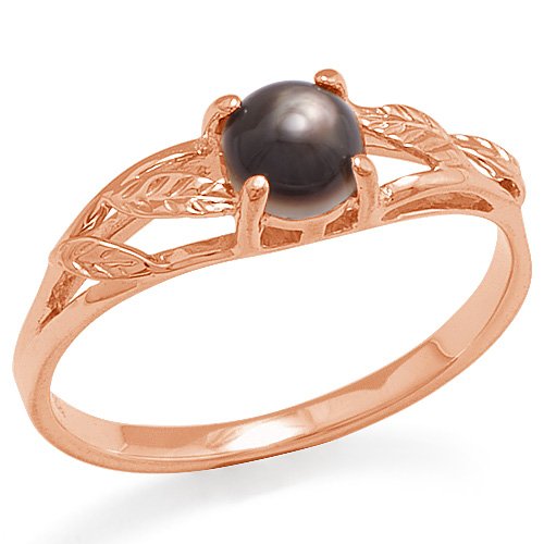 Tahitian Mother of Pearl Ring in 14K Rose Gold