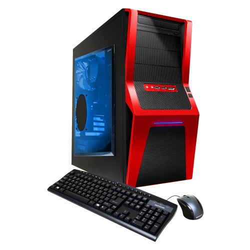 iBuyPower Gaming Desktop Computer - Black/ Red Gamer 533TG