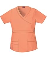 Dickies Scrubs Women's Gen Flex Mock Wrap Shirt