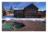 Hot Tub, Rainbow Lodge, Yellowstone Club, Montana Architecture Photographic Poster Print by Yvette Cardozo, 40x30