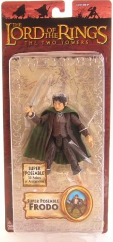 Childrens Toyshop  Toys : Super Poseable Frodo Lord Of The Rings Trilogy Figure