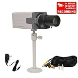 VideoSecu 1/3" Sony Effio CCD 700TVL Body Box Security Camera Weatherproof Outdoor Day Night Vision for Home CCTV DVR Surveillance System with 6-60mm Auto Iris Lens, Camera Bracket, Power Supply and Extension Cable 1P6