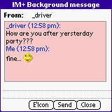 IM+ All-in-One Mobile Messenger for Palm OS