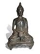 EXP Handmade Antique Style Bronze Buddha Table Statue (Thailand)