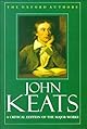 John Keats: The Major Works: Including Endymion, the Odes and Selected Letters  (Oxford World's Classics)