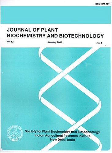 Childrens Toyshop  Magazines : Journal of Plant Biochemistry and Biotechnology
