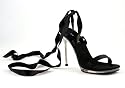 CHIC-14, 4 1/2", Black Satin, Size 11