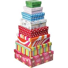 Wanted WA0064AS Aufbewahrungsboxen 8-er Set multicolor