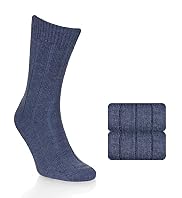 2 Pairs of Wool Blend Short Thermal Socks