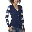 Juniors' Mossimo Supply Co. Boyfriend Cardigan - Oxford Blue/Dogbone