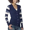 Juniors' Mossimo Supply Co. Boyfriend Cardigan - Oxford Blue/Dogbone