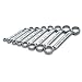 SK 86198 SuperKrome 8 Piece 6 Point Short and Deep 6-Millimeter to 20-Millimeter Offset Box End Wrench Set