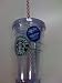 Grande Starbucks Tumbler with Candy Cane Straw - Double Wall Insulated Tumbler