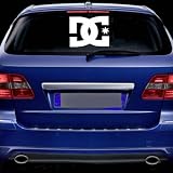 DC Shoes Giant 10" White Vinyl Sticker/Decal