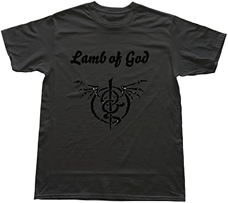 Goldfish Men's Artist Blank Lamb Of God T-Shirt Black US Size M