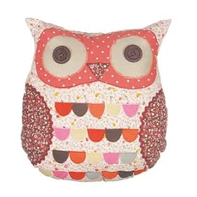 Sass & Belle Wise Owl Cushion With Inner - 36 X 40 Cm
