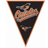 Lets Party By Amscan Baltimore Orioles Baseball Pennant Banner