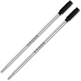 Cross Ballpoint Pen Refill, Medium Black, 2 Per Card (8513-2)