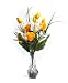 'Forever Flowers' Rose, Lily & Tulip Bouquet with Vase & Crystals
