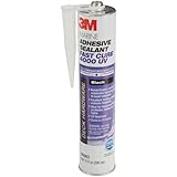 3M Hybrid Adhesive Sealant Fast Cure 4000 UV Black, 05503, 10 oz (295 mL) cartridge, (Pack of 1)