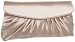 La Regale 24476 Gathered Clutch,Champagne,One Size