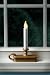 Good Tidings LED Single-Tier Christmas Window Christmas Candle with Sensor, Antique Finish, Cordless