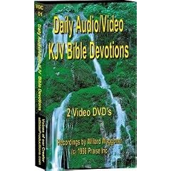 Audio Video Devotions - KJV Bible - 86 hours - (2) Video DVD disk by 