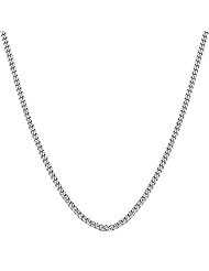 14 Karat White Gold Curb Chain (18 inch)