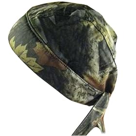 New Camouflage Sewn - Delux Molded Bandana Bandanna Biker Skull Hat Cap Head Scarf