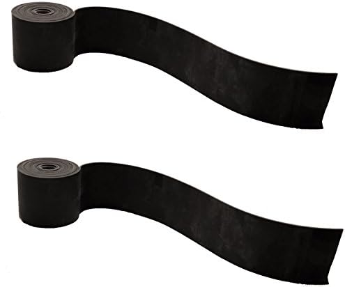 Iron Heroes 2 Pack Black Floss Band Tape- Compression Bands for Mobility, Crossfit, ankle, knees, elbow, shoulder Wod