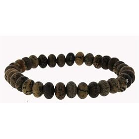 8mm Rondell Bracelet - Paint Brush Jasper