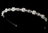 Alyssa Pearl Silver Bridal Tiara